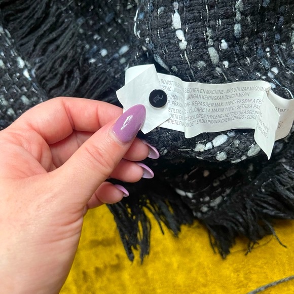 Zara SZ XS Black and White Tweed Dress! - Picture 9 of 15